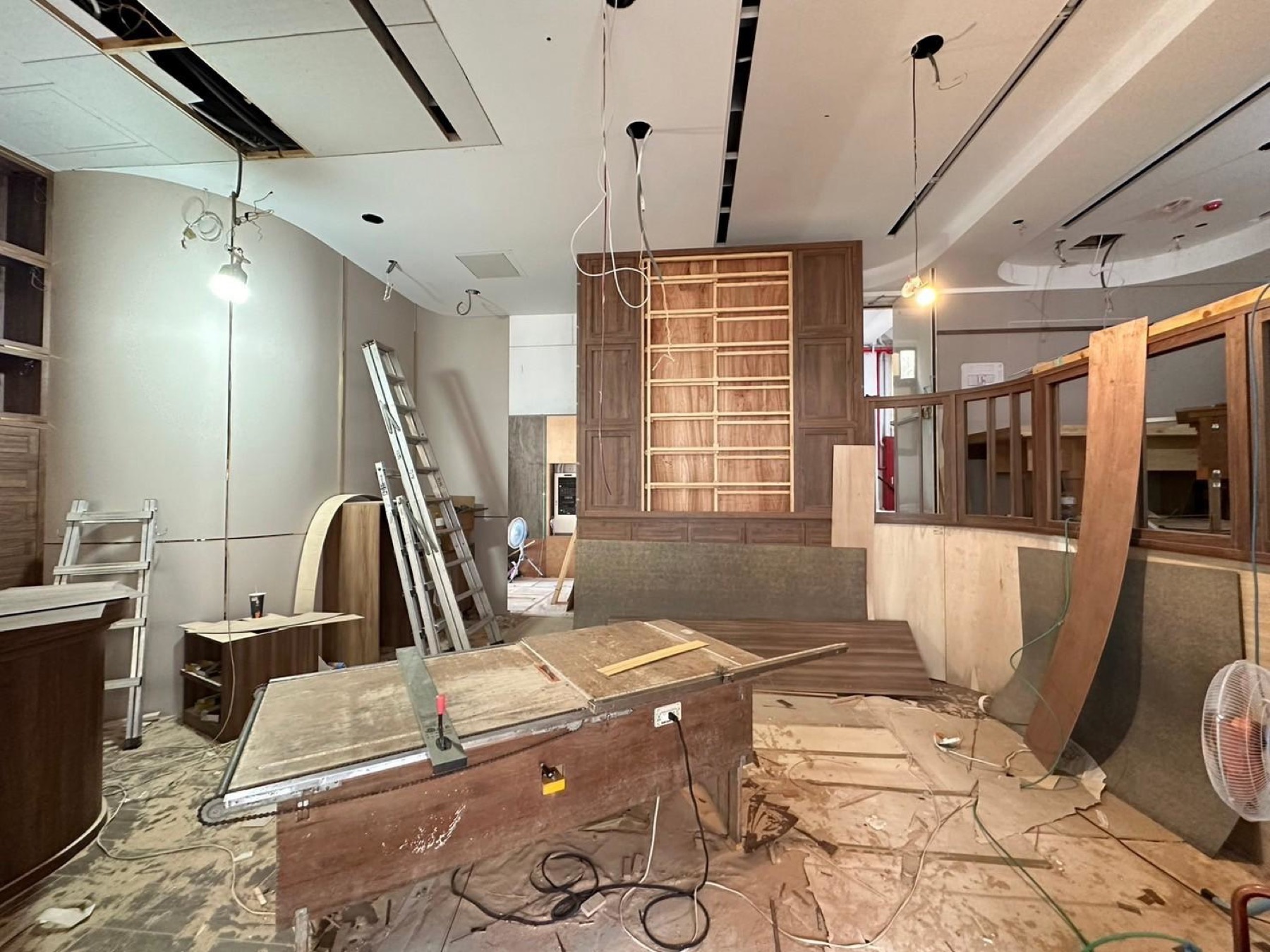 台中中醫施工現場